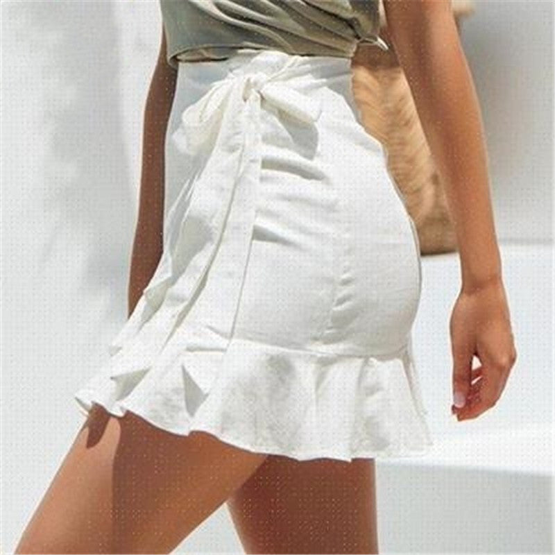 Soft Muse Wrap Mini Skirt