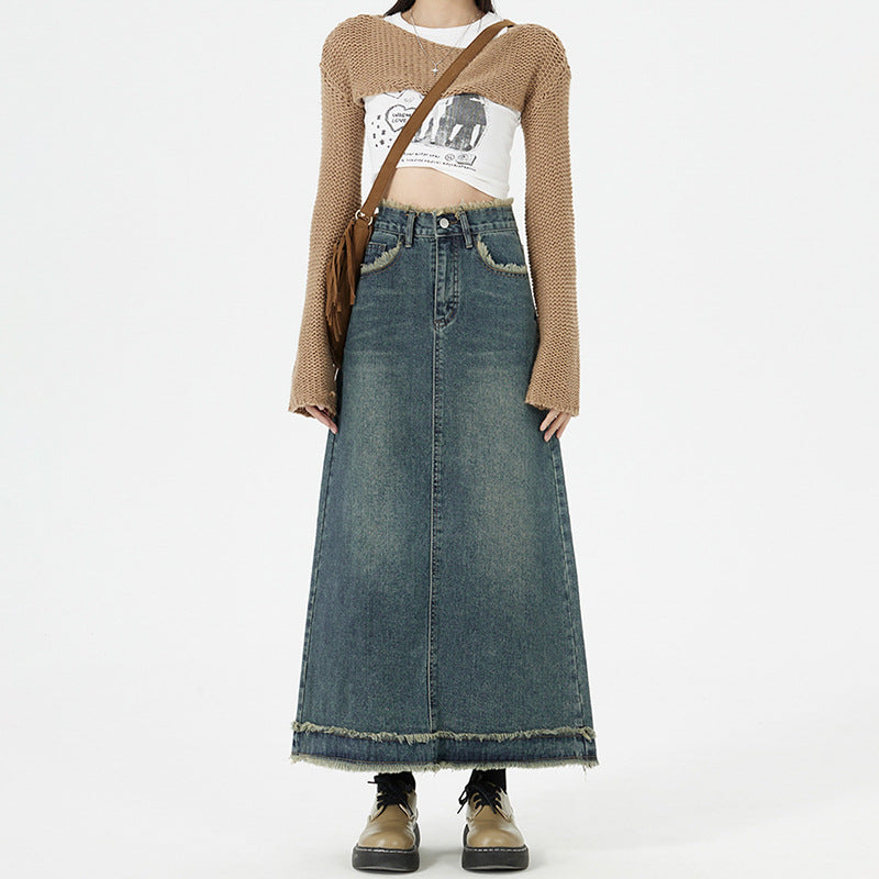 Everyday Denim Maxi Skirt