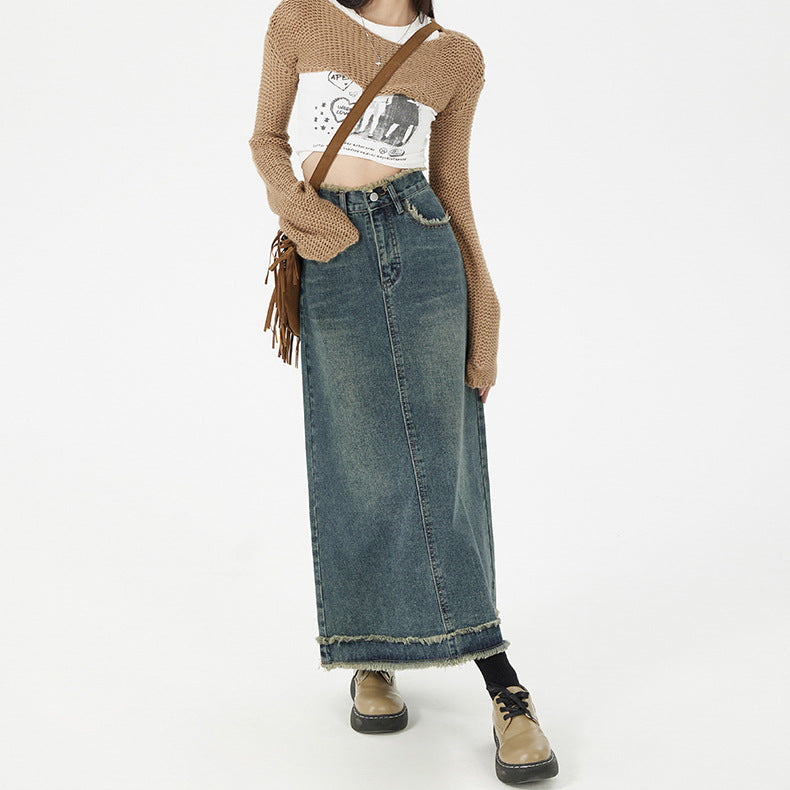 Everyday Denim Maxi Skirt