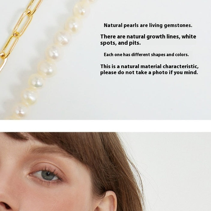 High-Grade Freshwater Pearl Necklace – Timeless Minimal Luxury