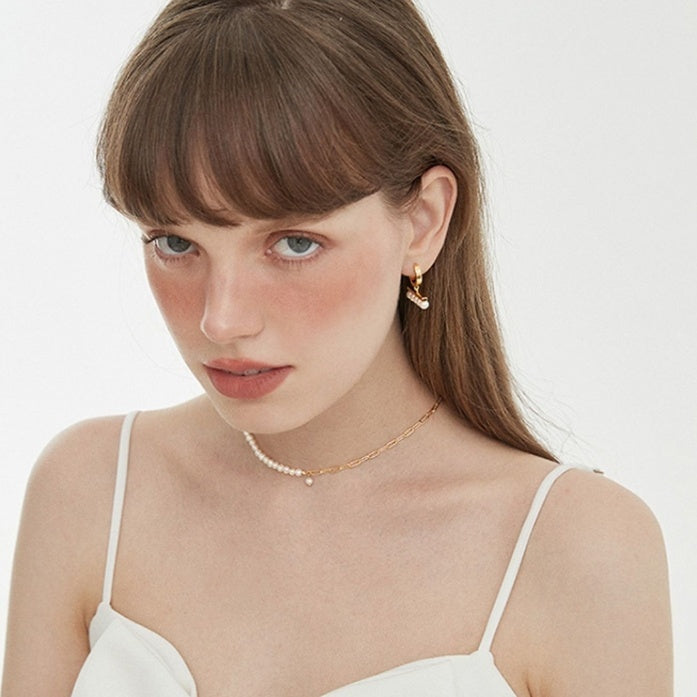 High-Grade Freshwater Pearl Necklace – Timeless Minimal Luxury