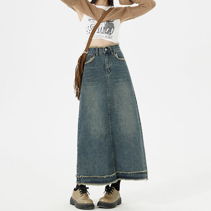 Everyday Denim Maxi Skirt