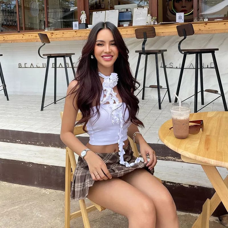 3D Floral Tube Top – Summer Soft Glam Statement