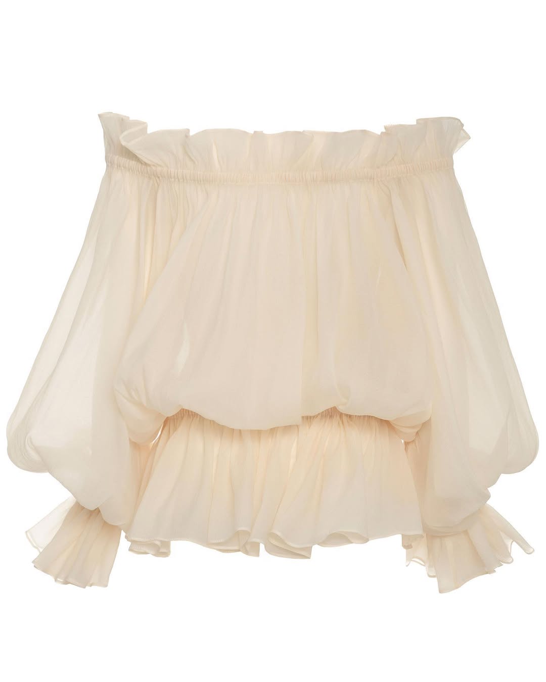 Boho Puff Sleeve Blouse and Bottoms  – Soft Vintage Statement