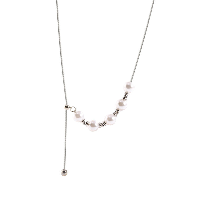 Lumière Pearl Drop Necklace