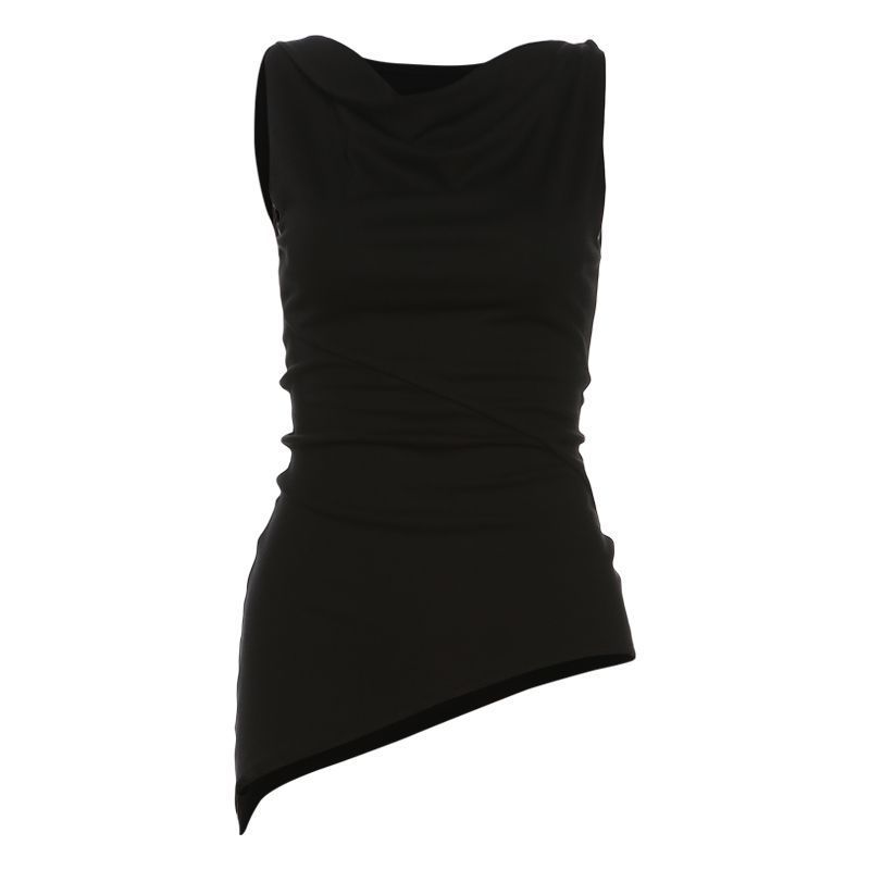 One Shoulder Ribbed Top – Soft Street Elegance