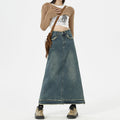 Everyday Denim Maxi Skirt